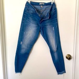 Refuge Distressed Denim. Size 10
